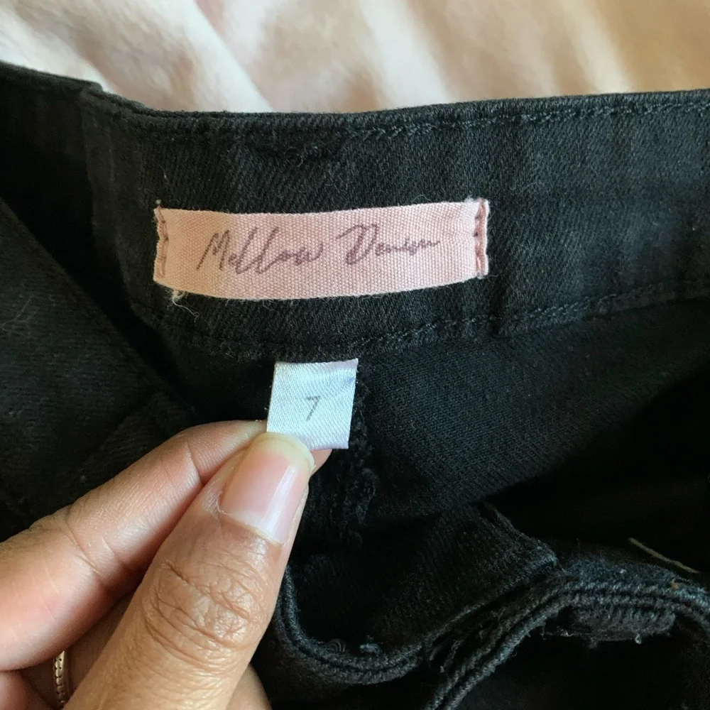 Womens mid rise Black Skinny Jeans
